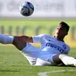 Striker Inter Milan asal Argentina, Lautaro Martinez. (AFP/Fabrice Coffrini)