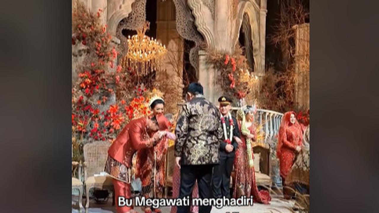 Megawati Hadir di Resepsi Pernikahan Putri Jenderal 'Rambo'