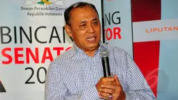 Mantan Wakil Kepala Badan Intelijen Negara (Waka BIN) Asad Said Ali saat menjadi pembicara di acara Bincang Senator 'ISIS dan Upaya Deradikalisme' bersama Liputan6.com, di Senayan City, Jakarta, Minggu (22/3/2015). (Liputan6.com/Yoppy Renato)