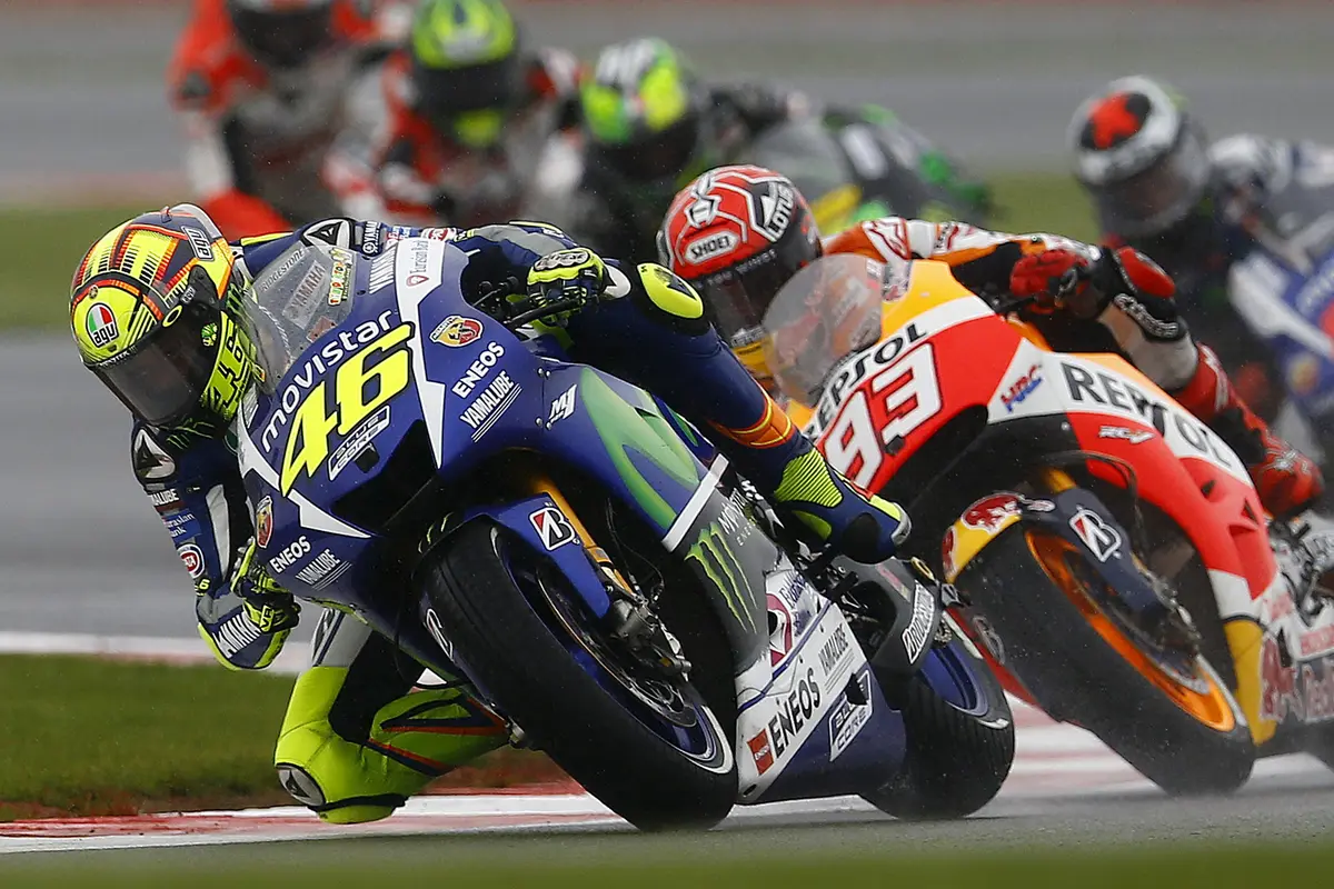 Valentino Rossi dan Marc Marquez (Liputan6)