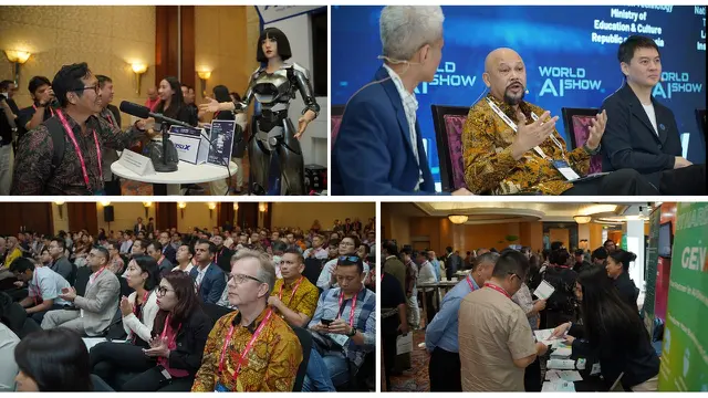 Konferensi World AI Show ke-45 di Jakarta. Credit: Trescon