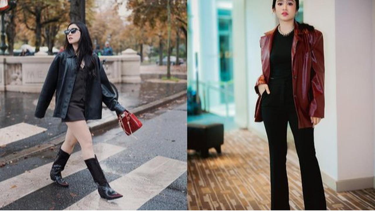 Outfit Febby Rastanty yang Bisa Dijadikan Inspirasi, Pakai Leather Jaket yang Bisa Dikenakan Untuk Ngoser hingga Liburan