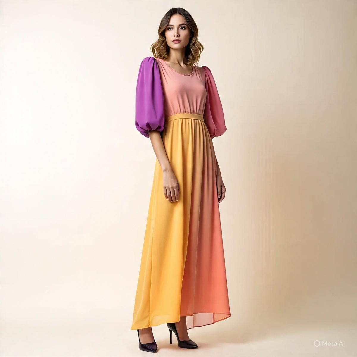 Model Long Dress