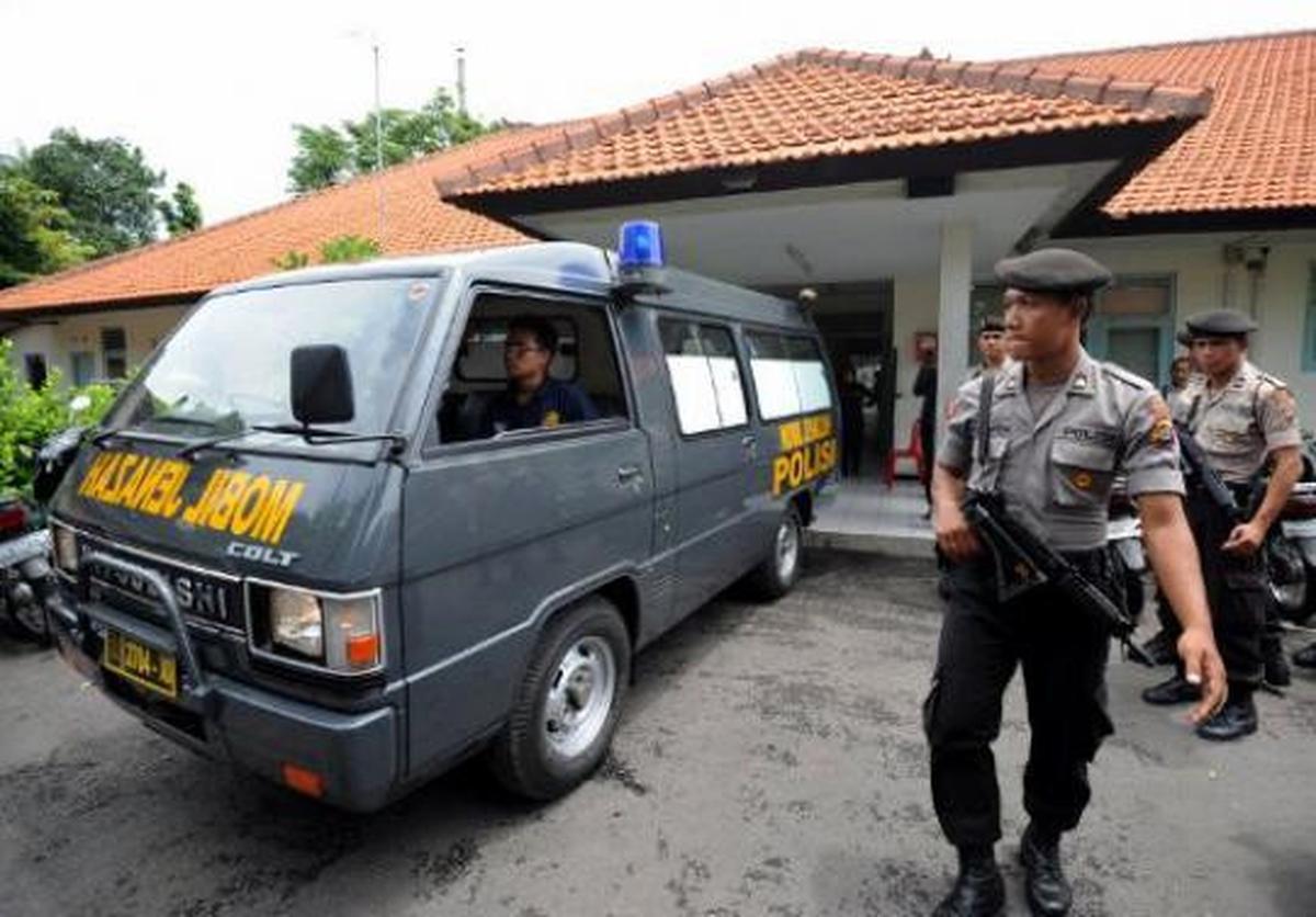 Jenazah terduga teroris di RS Sanglah