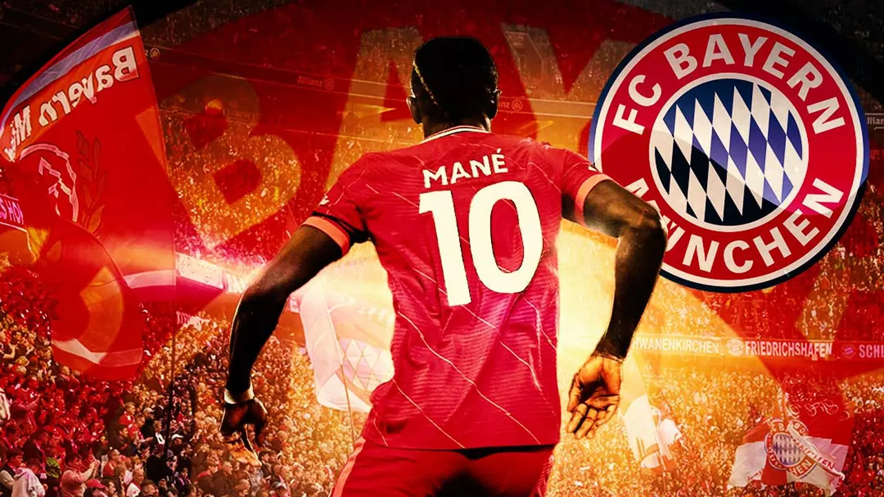Bayern Munchen - Ilustrasi Sadio Mane