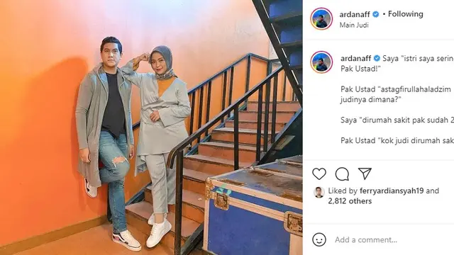 Tantri Kotak - Arda Naff (Foto: Instagram/@ardanaff)