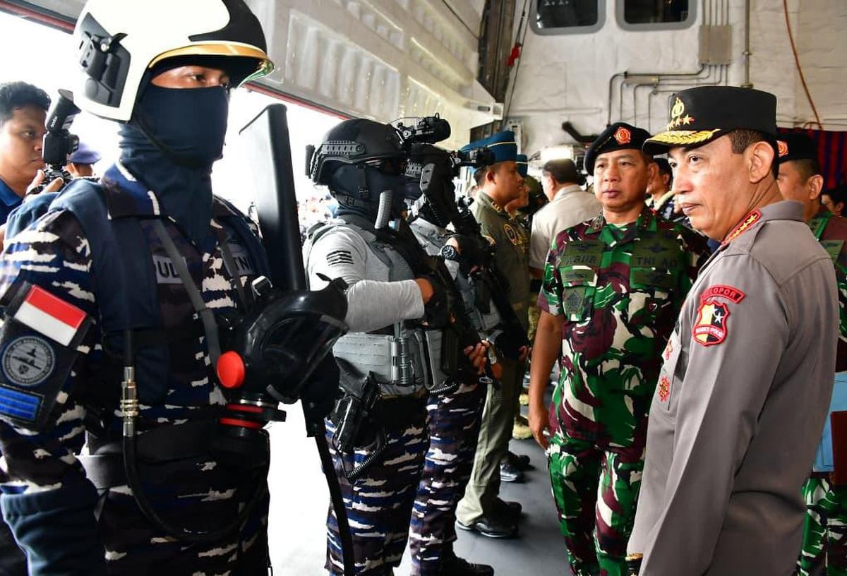 FOTO: KRI Brawijaya-320, Frigate Terbesar se-Asia Tenggara Resmi Perkuat TNI AL