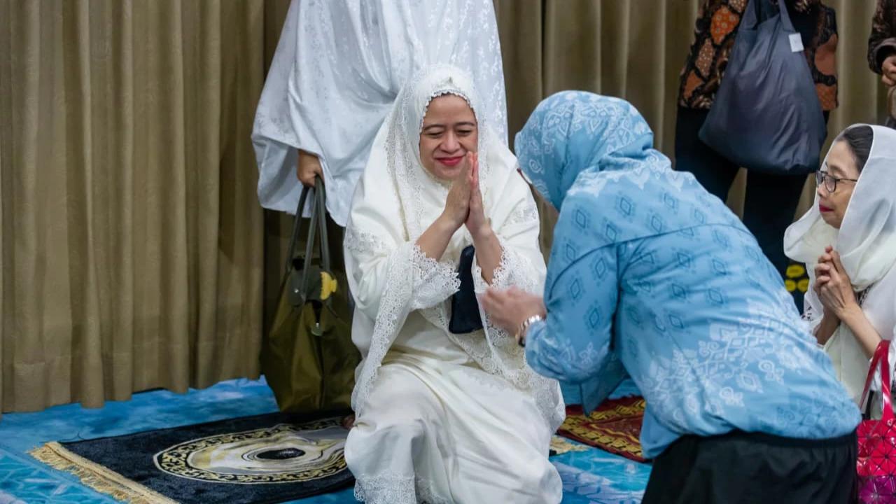Salat di Masjid DPR, Puan Harap Iduladha 2026 Jadi Momen Rajut Kebersamaan dan Kepedulian Sosial