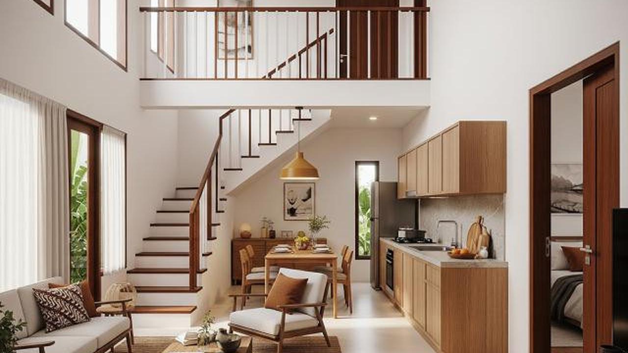 9 Desain Rumah Kecil tapi Tetap Muat Tiga Kamar dengan Layout Pintar, Tetap Nyaman