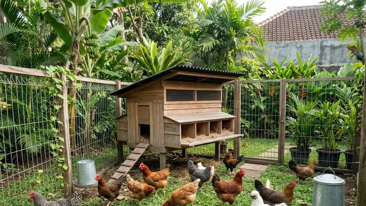 Cara Membuat Area Umbaran Ayam di Lahan Sempit