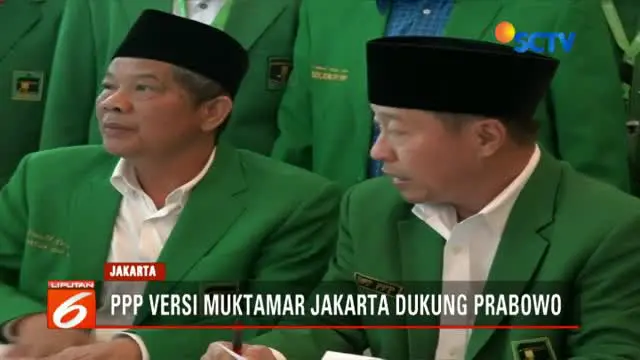 PPP Muktamar Jakarta Dukung Prabowo-Sandi di Pilpres 2019