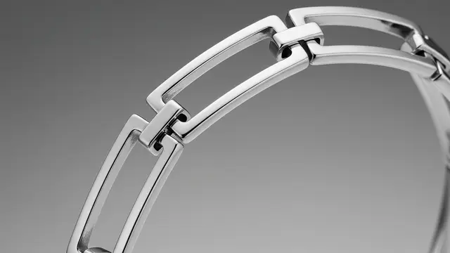 Gelang Plat Hollow Geometris