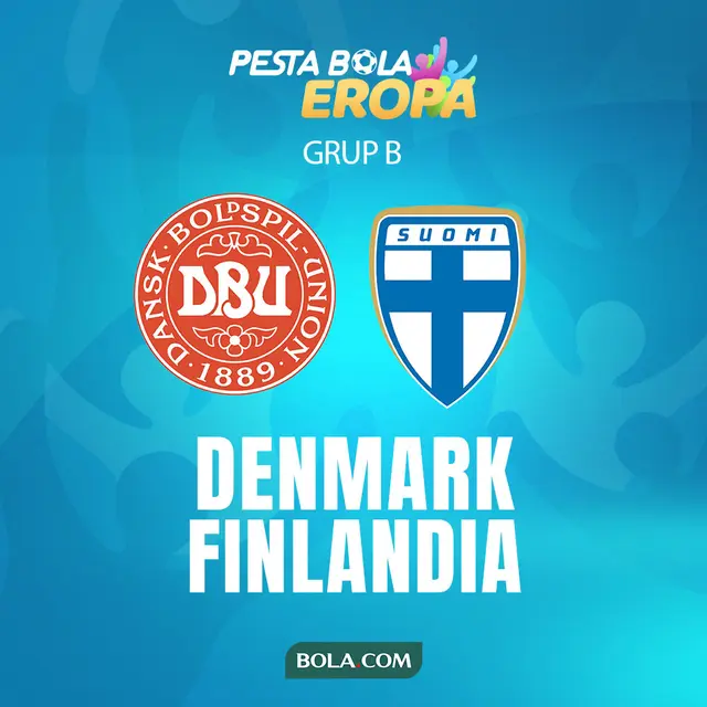 Piala Eropa - Euro 2020 Denmark Vs Finlandia