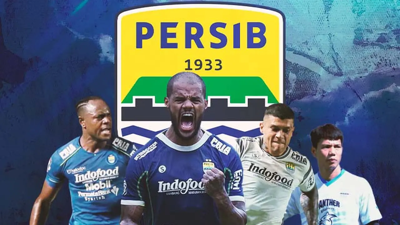 Persib Bandung - Victor Igbonefo, David da Silva, Ciro Alves, Achmad Jufriyanto