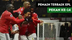 Statistik tiga pemain Premier League terbaik pada pekan ke-14