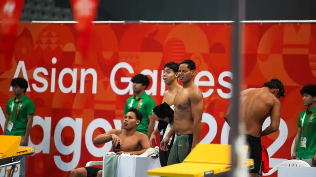 Tim renang Indonesia harus puas menempati posisi keenam pada nomor 4x100 meter gaya ganti estafet putra di Asian Games 2026