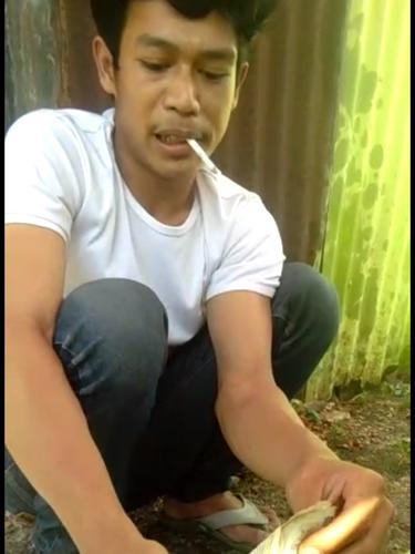 cowok ngamuk ditilang (sumber: Istimewa)