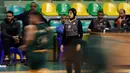 Sarah Gamal mengapresiasi keputusan FIBA dan mulai menjalankan perannya sebagai pengadil di lapangan bola basket sejak 2017 dan tidak sabar untuk berpartisipasi di Olimpiade Tokyo 2020 meski hanya memimpin laga bola basket 3-On-3. (AFP/Hazem Gouda)