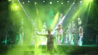 Semarak Festival Budaya Lampung, Anak Muda Unjuk Kebolehan di Panggung Tari
