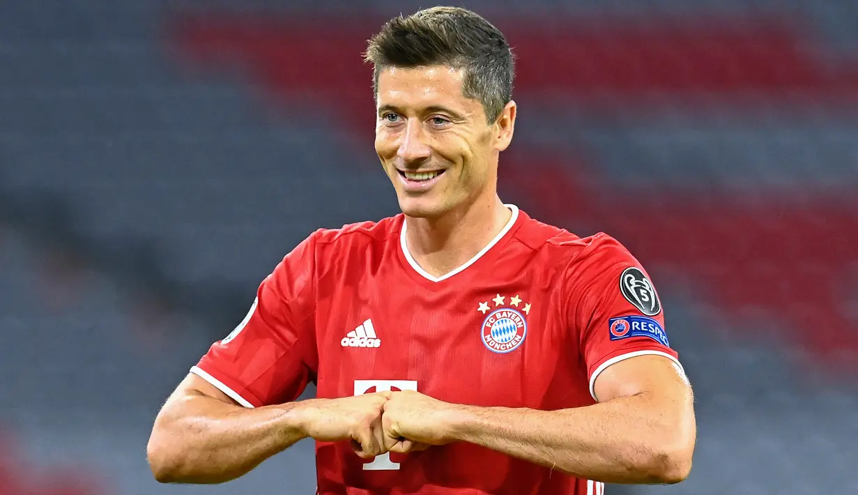 Robert Lewandowski (Bayern Munchen) - Finalis UEFA Men's Player of the Year. (AFP/Tobias Schwarz)