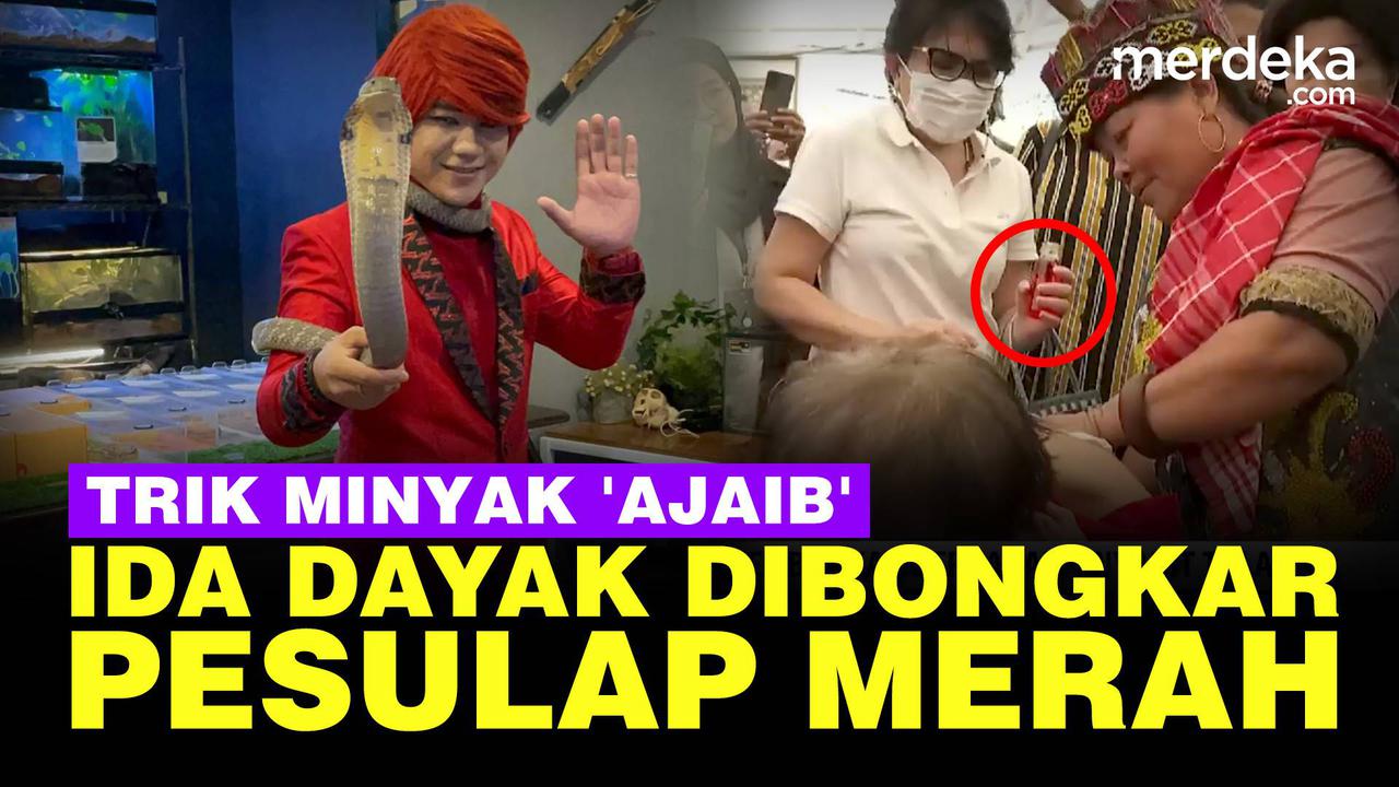 VIDEO: Pesulap Merah Bongkar Trik Minyak 'Ajaib' Ida Dayak