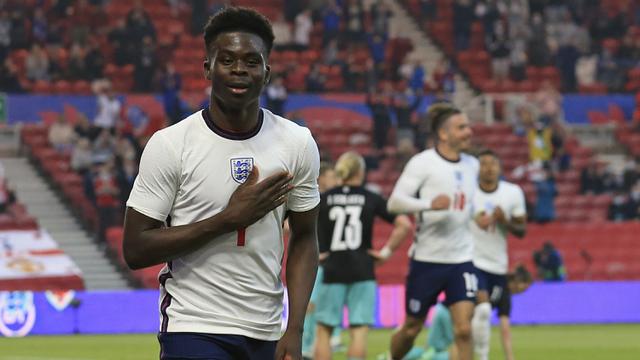 FOTO: Bukayo Saka Bawa Inggris Menang Tipis 1-0 atas Austria dalam Laga Uji Coba Menjelang Euro 2020