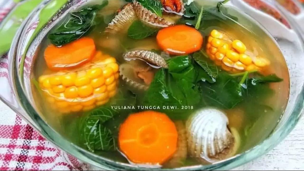 4. Sayur Bayam Kerang
