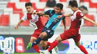 Bek Timnas Indonesia, Asnawi Mangkualam, bermain untuk Ansan Greeners FC di K-League 2 2022. (Instagram/@asnawi_bhr)