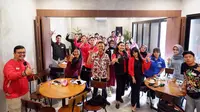 Pelatihan Juru Kampanye Muda 'Meryl dan Ganjar Pranowo, Merahkan Sumut', di Manna Space, Jalan Sei Muara, Kota Medan