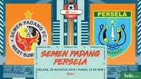 Liga 1 2019: Semen Padang vs Persela Lamongan. (Bola.com/Dody Iryawan)