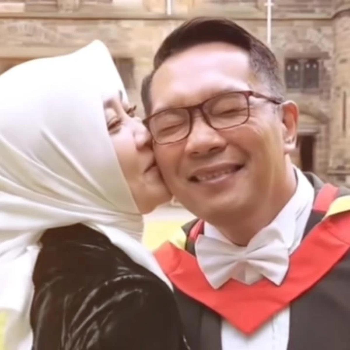 Momen manis Atalia-Ridwan Kamil