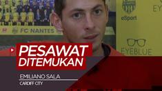 Berita video pengumuman soal puing-puing pesawat yang membawa Emiliano Sala telah ditemukan pada Minggu (3/2/2019).