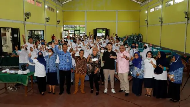 Gerakan Literasi Sejuta Pemirsa (GLSP) Komisi Penyiaran Indonesia (KPI) yang dilaksanakan di SMA 1 Purwodadi, Jawa Tengah. (Foto: KPI/Liputan6.com)