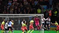 Manchester City meraih kemenangan 3-0 atas Preston North End pada laga putaran ketiga Piala Liga Inggris, Deepdale, Selasa (24/9/2019). (AFP/Paul Ellis)