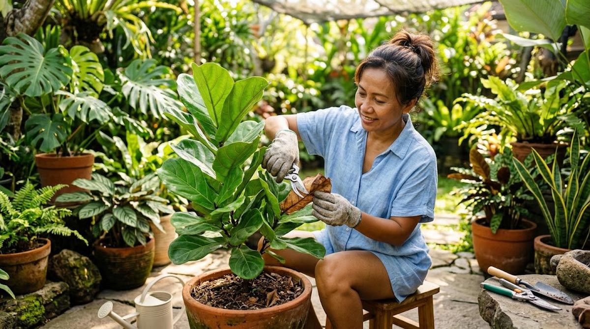 Cara Merawat Tanaman Hias di Musim Panas/AI Generated