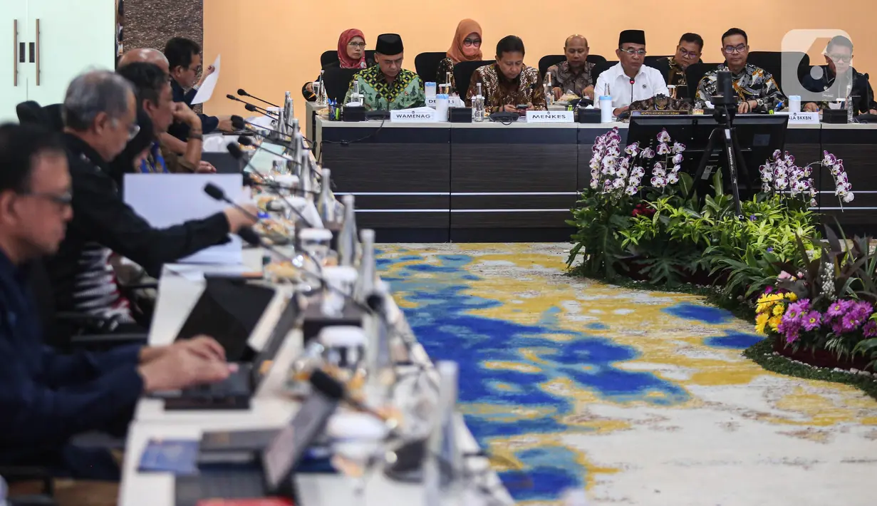 Rapat tingkat menteri tersebut membahas pencegahan dan penanganan pornografi. (Liputan6.com/Angga Yuniar)