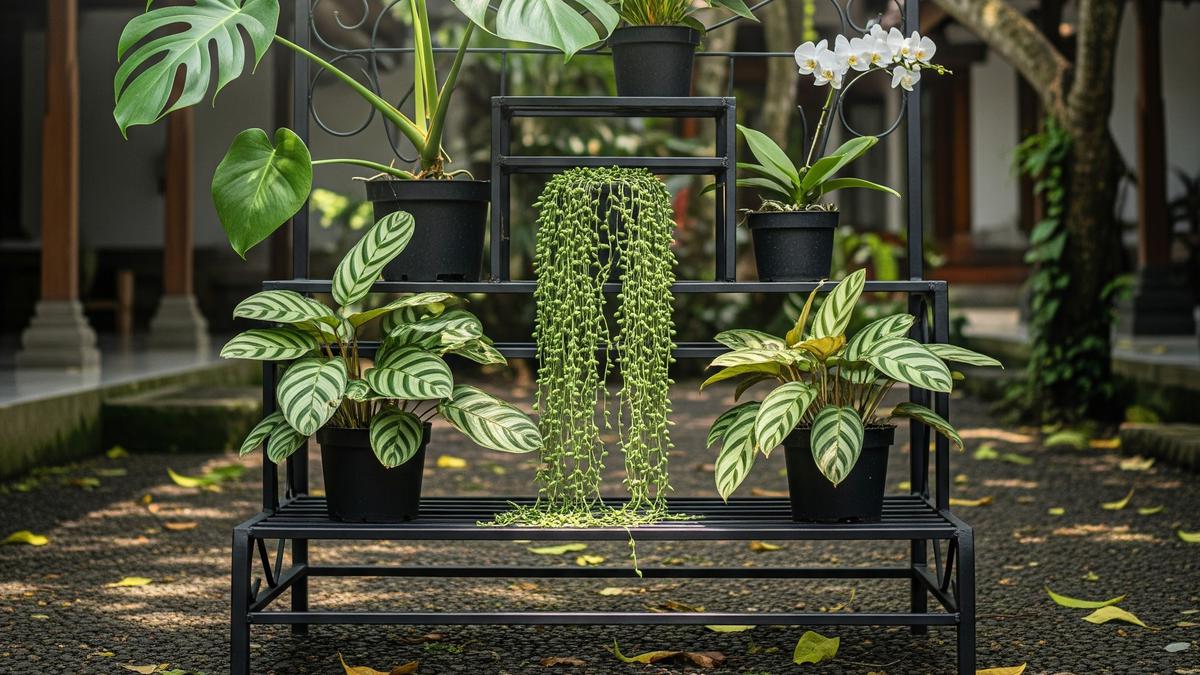 8 Model Rak Tanaman Bertingkat di Pekarangan Rumah yang Tahan Cuaca