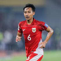 Beckham Putra Nugraha ketika menjalani debut bersama Timnas Indonesia dalam laga kontra China di Kualifikasi Piala Dunia 2026 zona Asia, Kamis (5/6/2025). (Bola.com/Bagaskara Lazuardi)