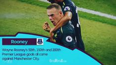 Wayne Rooney berhasil mencetak gol ke-200nya ke gawang Manchester City. This video is presented by BallBall
