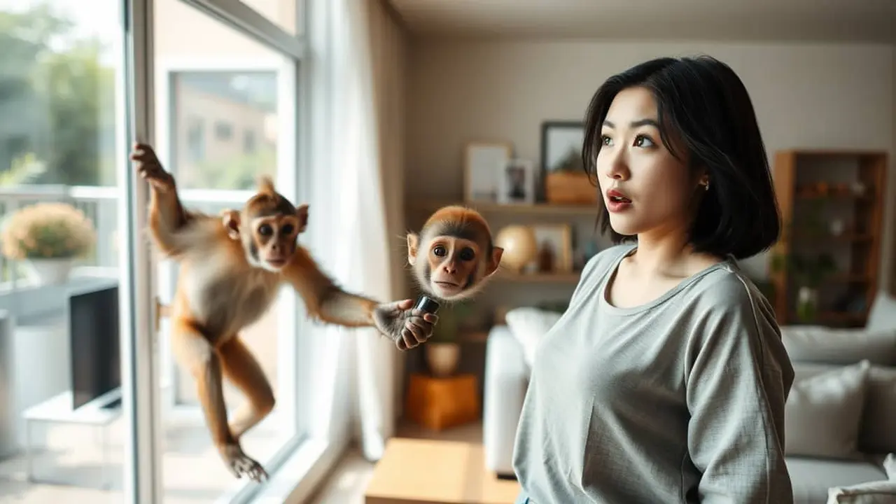 mimpi monyet masuk rumah