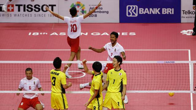 Libas Jepang, Sepak Takraw Putra Sumbang Emas ke-31 untuk Indonesia