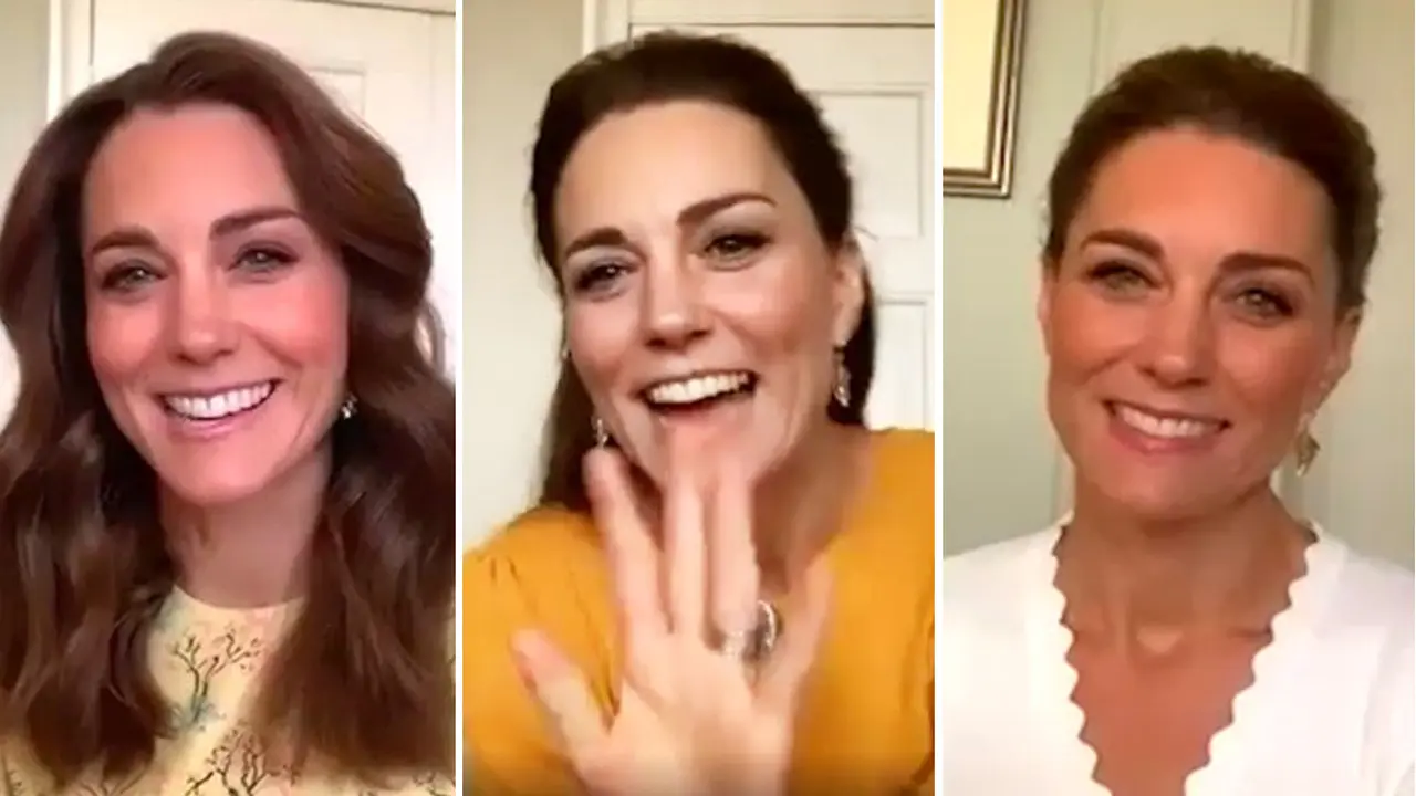 Kate Middleton meeting zoom/dok. Hellomagazine