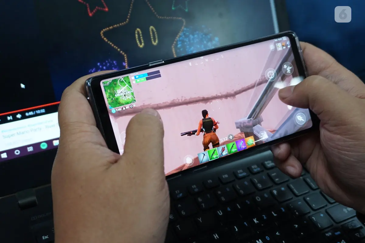 Gim Fortnite di Galaxy Note 9