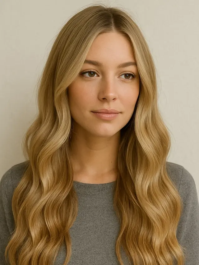 Warna Rambut Panjang Bergelombang Terbaru