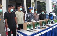 TNI AL Gagalkan Peredaran Miras Ilegal di Morotai, Langsung Dimusnahkan