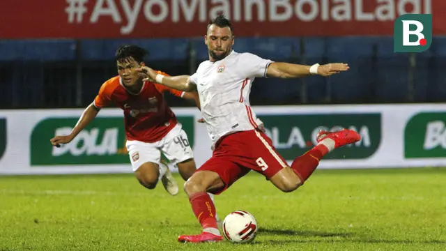 FOTO: Persija Jakarta Pesta Gol ke Gawang Borneo FC Samarinda di Piala Menpora