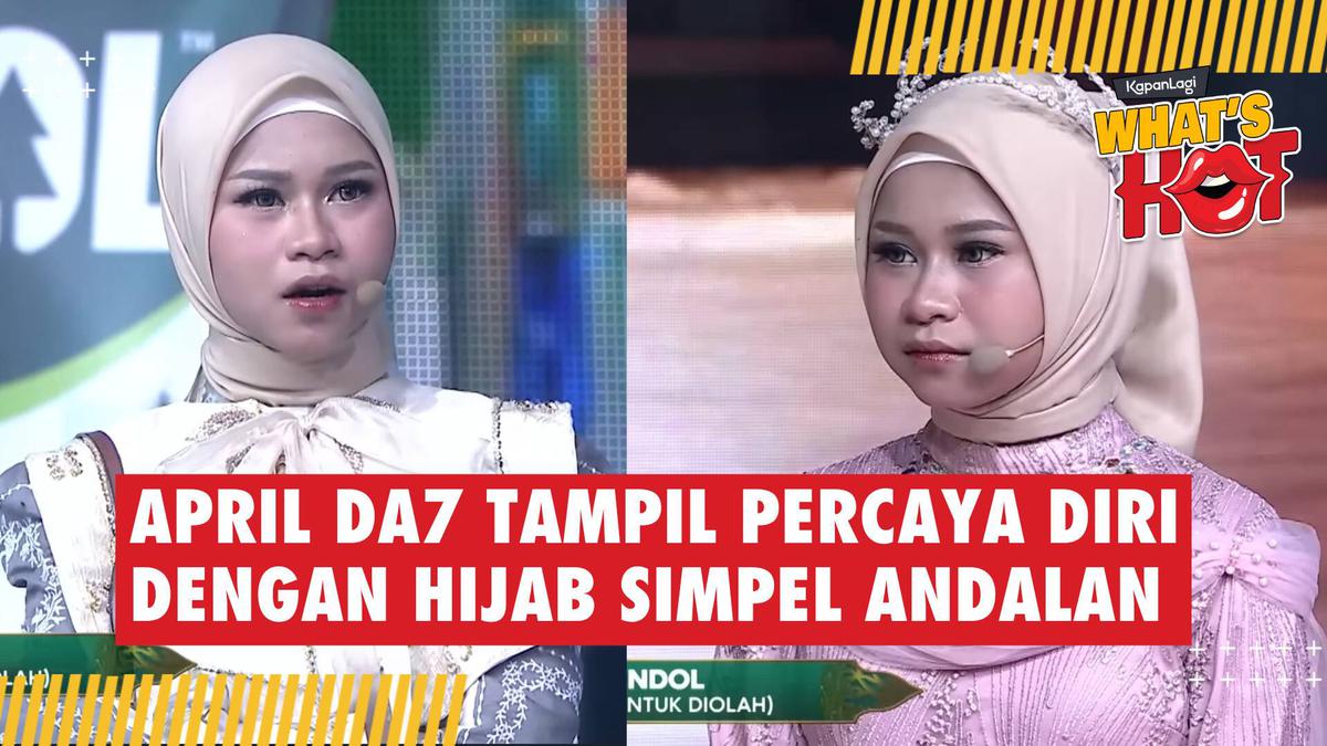 Penampilan Memukai April DA7 dengan Hijab, Simpel Tuai Banyak Pujian