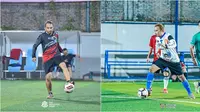 6 Potret Ayah Tiara Andini Semangat Main Sepak Bola, Pamer Tendangan Ciamik
