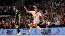 <p>Pemain Timnas Futsal Indonesia, Reza Gunawan merayakan gol ke gawang Australia dalam laga uji coba di Indonesia Arena, Senayan, Jakarta, Sabtu (01/11/2025). (Bola.com/Bagaskara Lazuardi)</p>