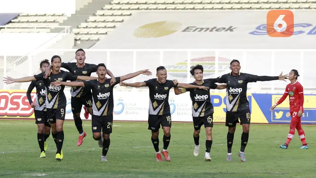Foto: Jinakkan Badak Lampung, Dewa United Melenggang ke 8 Besar Liga 2 2021 / 2022